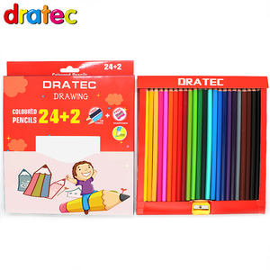 Crayons de couleur en bois d'origine, 12+1, 24+2, 36+3 couleurs, avec <span class=keywords><strong>taille</strong></span>-<span class=keywords><strong>crayon</strong></span> gratuit, dans une boîte en papier personnalisée - Product Image 4