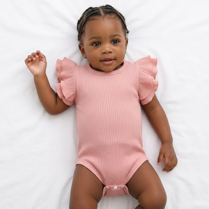 Fournisseur en gros de barboteuses pour bébé en coton doux, vêtements pour nourrissons avec logo personnalisé, service OEM, barboteuses pour bébé en gros, barboteuses pour bébé en coton - Product Image 1