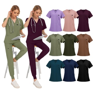 42122 logotipo listo, <span class=keywords><strong>ropa</strong></span> de hombre personalizada, uniformes para el trabajo, uniforme de trabajo de ingeniero, Negocio de exfoliación médica - Product Image 1