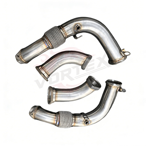 Tuberías de Escape de Alto Flujo Vortex 304 de Acero Inoxidable con Acabado Espejo para G05/G06/G07 X5/X6/X7 M60i S68 4.4TT LCI 2024+ - Product Image 3