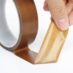 2高温耐熱シーラーマシンシール抗粘着性ブラウンPTFEコーティングガラス繊維ガラス布シリコーン粘着テープ - Product Image 4