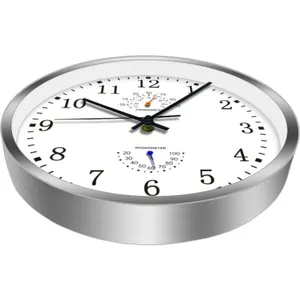Promotional Leading Technology 16 Inch Exquisite Quartz Battery Operated Round Silent Wall Clock