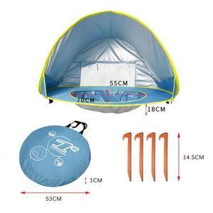 Carpa de Playa Portátil para Niños, Impermeable, con Protección UV, Carpa de Juego para Bebés, Carpa Infantil Plegable, Carpa de Playa para Bebés con Piscina - Product Image 6