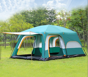 Outdoor Double Oxford Tent With Automatic Waterproof Rain and <b>Sunscreen</b> Features Multi-Functional Camping Tent QF00584 Double Ox - Product Image 4