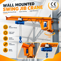 Grue à flèche murale télécommandée sans fil 1T 3T 5T 10T, grue à flèche murale, grue cantilever pour usine