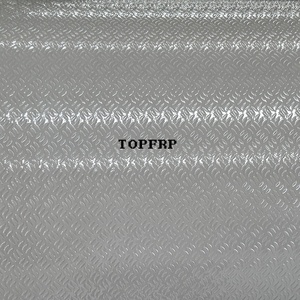 Plaque en fibre de verre à motif, résistante à la corrosion, antidérapante, avec revêtement en gel FRP - Product Image 3