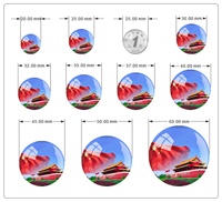 Autocollant de réfrigérateur imprimé couleur de haute qualité Honor of Crystal K9, ensemble d'aimants imprimés au laser pour la maison, cadeau ou usage domestique