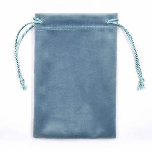 Pochette à bijoux en velours avec cordon de serrage, plusieurs tailles, logo personnalisé, emballage écologique de luxe - Product Image 6