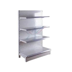 light duty metal display store shelf for supermarket wall shelf for store