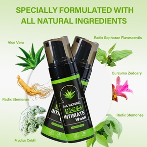 Chinaherbs - Lavado Íntimo Masculino Espumoso, Totalmente Natural y Orgánico, con pH Equilibrado, Sin Estrógenos ni Parabenos - Product Image 2