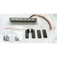 Luz LED Estroboscópica para Parrilla de Coche DC10-28V, Roja, Azul, Ámbar, de Emergencia, 3W, Luz de Advertencia de Seguridad, 18 Modos, Luz Intermitente LED