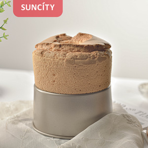 Suncity Chiffon Cake Mold 6 8 Inch Non Stick Round Carbon Steel Baking Tool - Product Image 2