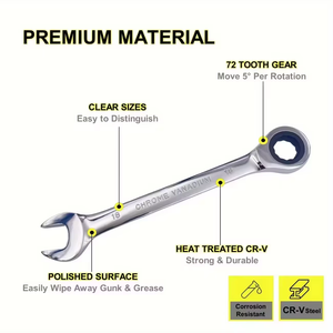 Customized Industrial Inch Double Head CR-V Combination <strong>Wrench</strong> <strong>Set</strong> Metric Torque <strong>Wrench</strong> Spanner Ratchet Hand Tool OEM Support - Product Image 4