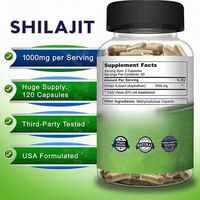 Capsules d'extrait de résine de Shilajit Direct d'usine riches en antioxydants tous végétariens pour adultes adolescents OEM pour femmes non enceintes
