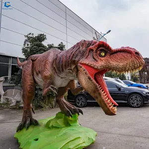 Gtd35 modèle réaliste de dinosaure tyrannosaure Jurassic animatronic trex pour parc