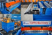 Máquina Automática Industrial de Perfilado en Frío para Techos Corrugados Redondos de Onda Sinusoidal