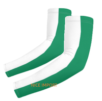 Manchons de bras rafraîchissants drapeau du Nigeria, protection solaire patriotique pour hommes et femmes, course à pied, golf, cyclisme