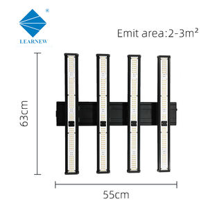 תאורת לד לגידול צמחים בעוצמה גבוהה 240W <span class=keywords><strong>300W</strong></span> ספקטרום מלא לגידול צמחים רפואיים, פירות וגידול חקלאי 4 פסי תאורה - Product Image 5