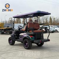 Voiturette de golf électrique à 4 places homologuée pour la route, voiturette de golf électrique chinoise