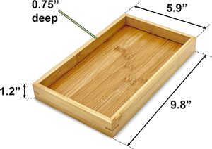 Plateau de service rectangulaire pour table basse - Product Image 2