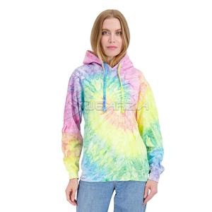 Nuevo diseño de sudaderas con capucha de moda mejor para las mujeres Tie Dye sudaderas con capucha superventas duradero de peso pesado sudaderas con capucha clima frío - Product Image 6
