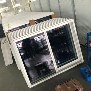 Ventanas y puertas de PVC de doble vidrio Ventanas correderas de PVC Insonorizadas a prueba de viento <span class=keywords><strong>Hurricane</strong></span> Impact Venta al por mayor Fábrica OEM - Product Image 1