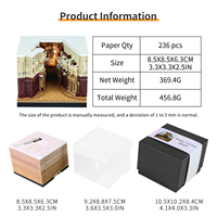 Papier Peint Artistique Perspective Profonde Rue Magique 2027 Calendrier Quotidien Illuminé Magic Corner Papercraft Bloc-Notes 3D de Collection