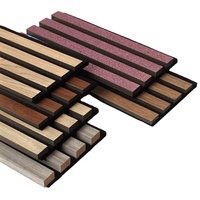 Panneaux muraux acoustiques modernes personnalisés Jocy 2400*600mm, imperméables, ignifuges, insonorisés, en MDF, placage de bois massif, pour hôtel