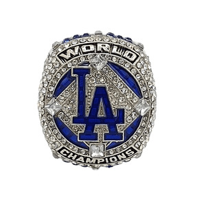 Major League baseball La Dodger ชื่อผู้เล่น MVP จำนวนแชมป์แหวนที่มีสามขนาด - Product Image 6