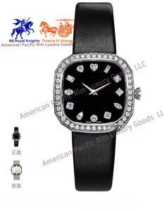 Reloj Ti2fany Clásico de Lujo con Correa de Acero y Diamantes, Estilo Ejecutivo, Movimiento Ronda, Directo de Fábrica - Product Image 2