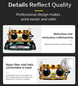 รีโมทคอนโทรลไร้สายแบบกำหนดเองได้ IP65 ความเร็วเดียว สำหรับเครนปั๊มคอนกรีต อุตสาหกรรม กันน้ำ - Product Image 6