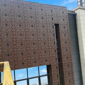 Aluminum <b>Curtain</b> Wall Panel Anodized Surface Asian Design Anti-Corrosion for Exterior Use 70in and Above - Product Image 5