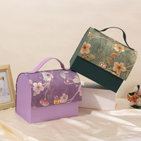 Boîte cadeau pour la Journée internationale des femmes, boîte à bonbons de mariage, boîte à dragées sur le thème des fleurs de pêcher, emballages cadeaux haut de gamme pour demoiselles d'honneur