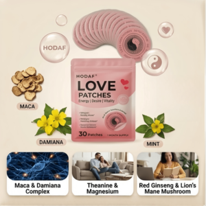 Patchs Aphrodisiaques Naturels en Gros – Formule Ashwagandha & <span class=keywords><strong>Ginseng</strong></span> Rouge pour Énergie Quotidienne et Désir - Product Image 6