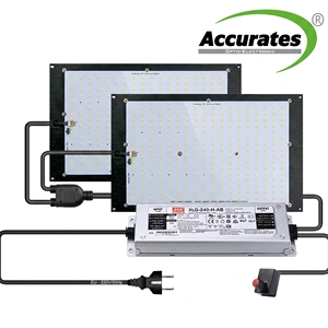 Luci LED per Coltivazione <span class=keywords><strong>in</strong></span> Alluminio a Spettro Completo da 240 <span class=keywords><strong>Watt</strong></span> LM301H con Controllo Intelligente per Crescita Idroponica Indoor e Fase di Fioritura e Vegetativa - Product Image 1