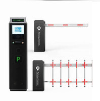 Machine de Paiement de Stationnement, Barrière de Parking Automatique, Système de Reconnaissance de Plaques et de Billetterie