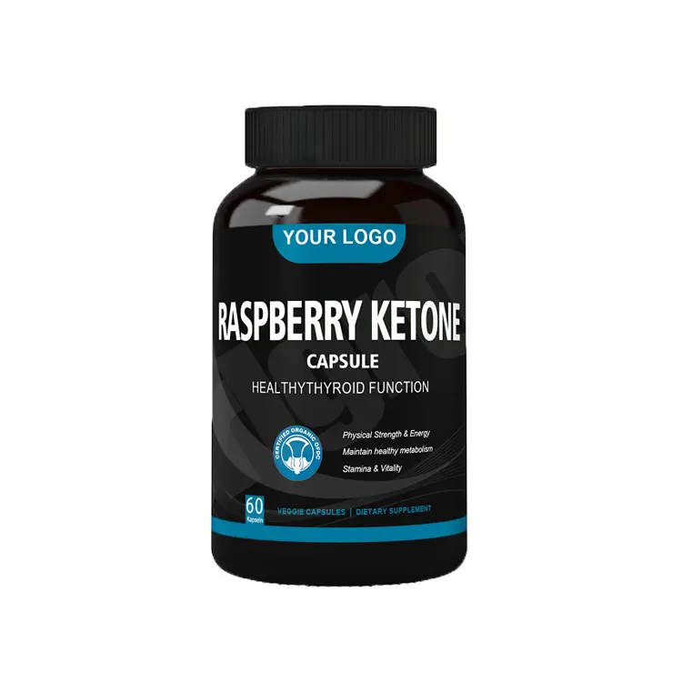 OEM giảm cân keto Viên nang giảm béo máy tính bảng bổ sung Raspberry Ketone viên nang