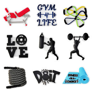 Accesorios Decorativos de Goma para Zapatos Crocs Wx MQ261, 2.5-3.5cm, para Fitness, Deportes, Levantamiento de Pesas, Zapatos de Cueva, Hebilla, Flor - Product Image 4