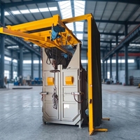 Mesin Shot Blasting Tipe Hook Q37 dengan Kontrol PLC dan Motor Otomatis untuk Penghilangan Karat pada Cetakan, Tempa, dan Bagian yang Dilas