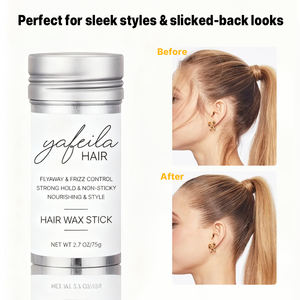 Cire coiffante végane à tenue forte avec logo personnalisé 75g, sans alcool, inodore, non grasse, pour le finissage et le coiffage des <span class=keywords><strong>cheveux</strong></span>, anti-frisottis et pour les chignons. - Product Image 3