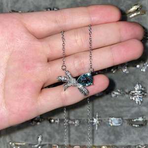 Joyería Moda Joyería de plata Collares Moda Unicornio Collar en capas Dijes Joyeria cadenas de pareja jollas de plata 925 - Product Image 5