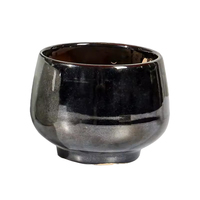 Pot de fleurs en céramique moderne et simple, finition émaillée colorée, résistant à la corrosion, durable, style nordique, pour salle à manger, salon, jardin