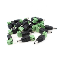 Caméra CCTV 12V DC prise mâle Mini prise Jack connecteur pour adaptateur secteur