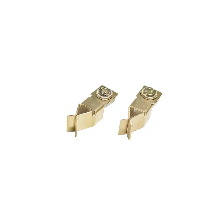 Precision stamping Customized electrical power EU switch socket brass copper bronze female contacts connect parts terminal