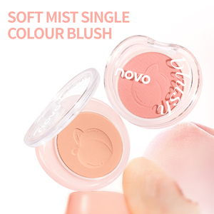 บลัชออนเนื้อแมทท์แบบมินิ แบรนด์ส่วนตัว สีชมพูประกาย ผลิตตามสั่ง สีชัด ติดทนนาน - Product Image 1