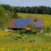 Différents système 4kw batterie photovoltaïque kit 6 kw avec accumulation systèmes d'énergie hybride éolienne et solaire sur/hors réseau à vendre