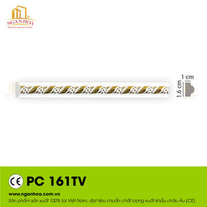 Moulures murales en PS imperméables à l'eau, effet bois de haute qualité |   Moulures intérieures en polystyrène PC161, vente en gros d'usine - Product Image 5