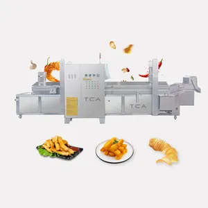 Máquina de fritura contínua TCA de alta qualidade para fritadeira automática de falafel