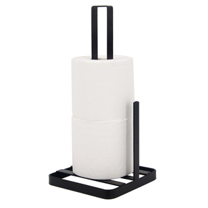 Placage <span class=keywords><strong>de</strong></span> poudre <span class=keywords><strong>de</strong></span> haute qualité, <span class=keywords><strong>porte</strong></span>-serviettes <span class=keywords><strong>en</strong></span> <span class=keywords><strong>papier</strong></span> noir, pour toilette <span class=keywords><strong>en</strong></span> fer, cuisine, livraison gratuite - Product Image 3