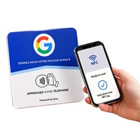 Carte de revue NFC : Évaluation par induction, code QR dynamique Google